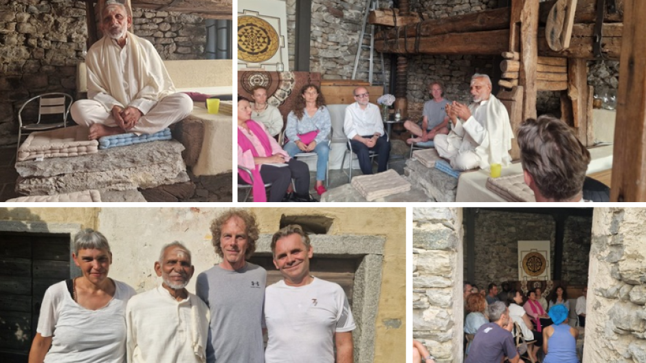 Quartavolo accoglie Swami Joythimayananda, riferimento mondiale dello Yoga